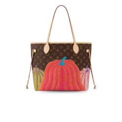 Louis Vuitton LV x YK Neverfull MM Tote Bag 12.2in/ 31cm Brown Monogram Gold Hardware For Women M46468