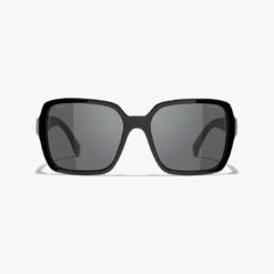 Alternative view of Chanel Square Sunglasses Black For Women A71305 X08101 S2610