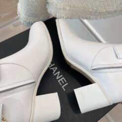 Alternative view of Chanel Women’s High Boots With Chain White For Women 3.7in/ 9.5cm