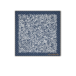 Louis Vuitton LV Safari Square 90 Scarf Blue For Women M97895