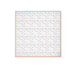 Louis Vuitton LV x TM Monogram Multicolor Shawl 52.8in/ 134cm White For Women M94974