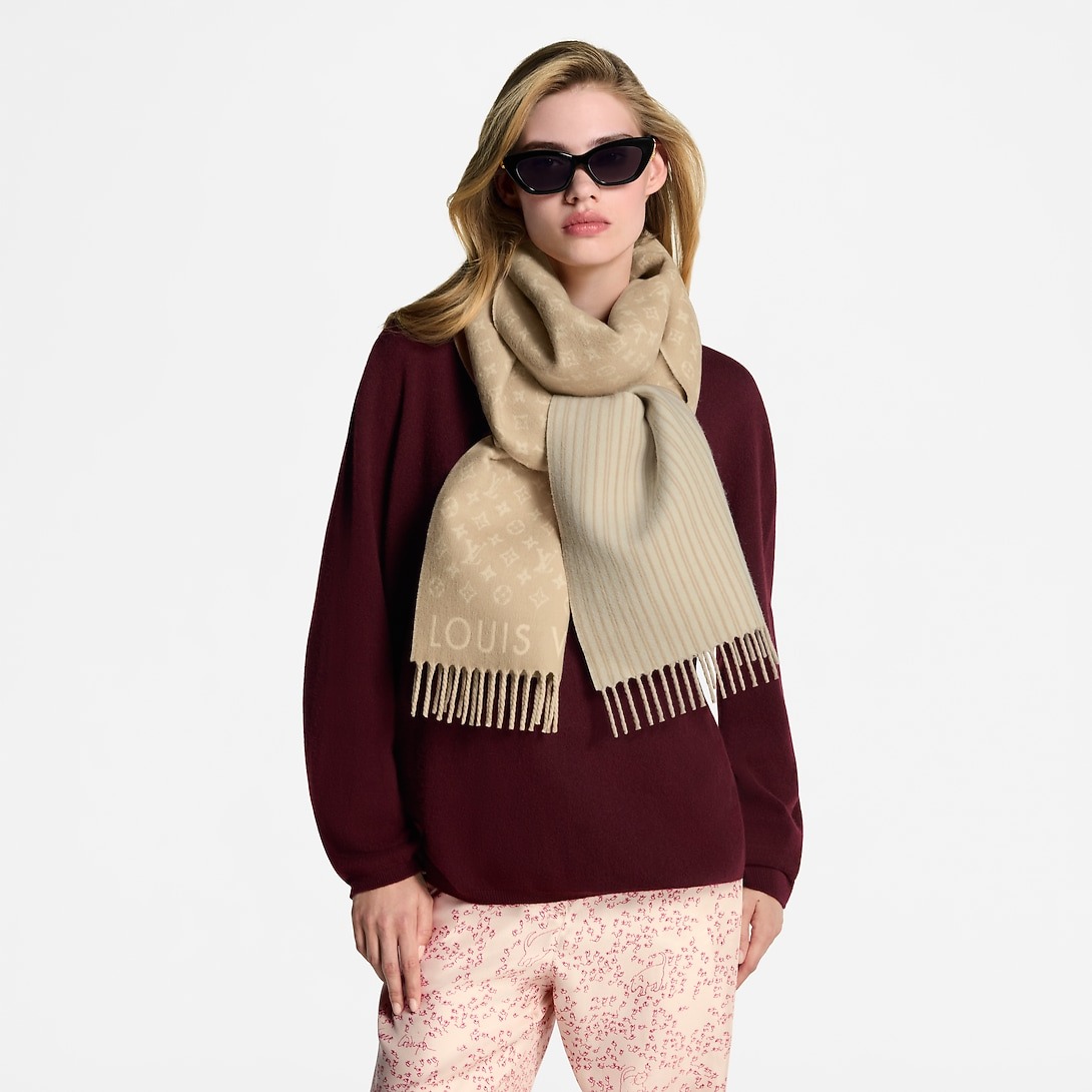 Louis Vuitton My Neverfull Scarf Dune 94.5in/240cm M96621 - Image 2