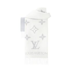 Alternative view of Louis Vuitton Reykjavik Scarf Light Grey For Women 74.8in/190cm M90838